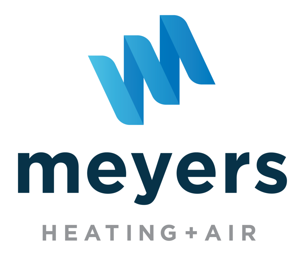 Meyers Heating + Air logo vertical